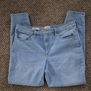 Light Blue Spring And Summer Stretchy Univeral Threads Denim Jeans 16 33R